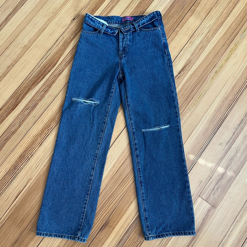 edikted fold over jeans